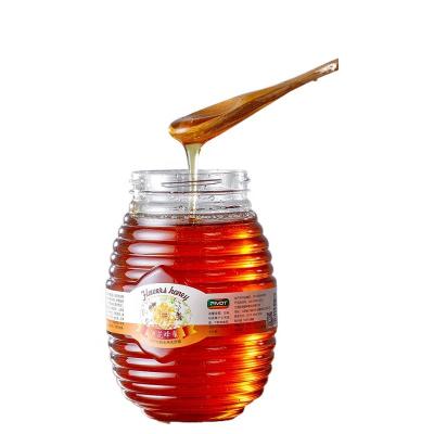 China Free Samples 100ml 250ml 500ml 1000ml Clear Honey Jar 1kg Honey Bee Shaped Glass Jars From Food Manufacturer for sale