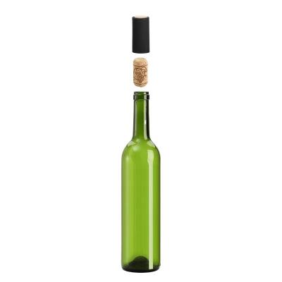 China Beverage Manufacturer Cheap Price Wholesale Bordeaux 750ml Green Wine Bottles Ready To Ship for sale