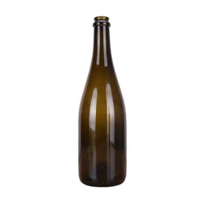 China Beverage manufacturer cheap price wholesale 750ml amber champagne bottle designs wholesale glass bottle champagne champagne bottles for sale