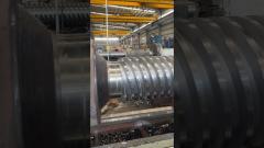 Giant Lathe in Action: Machining Massive Parts
