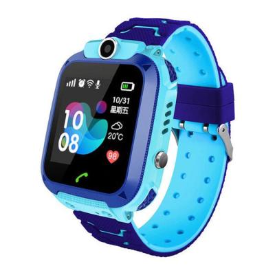 China Waterproof Antil-lost Baby Tracker Watch 2g Sim Card Clock Call Location Smart Watch SOS Smartwatch Kids APP Control Q12 for sale