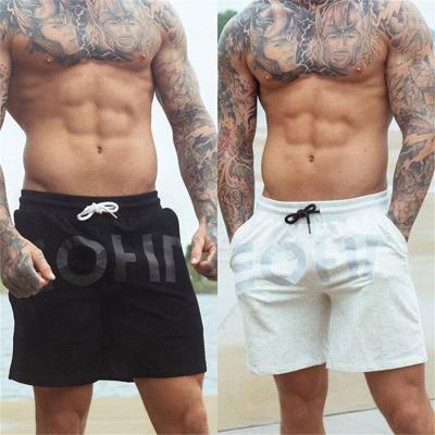 China Factory Wholesale QUICK DRY Cotton Breathable China Letter Printing Men Sport With Pocket Shorts for sale