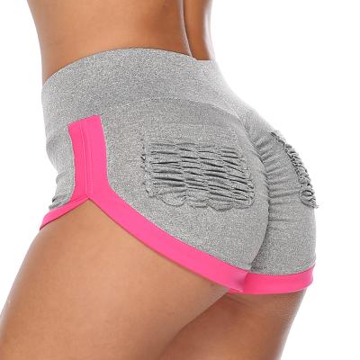 China Breathable Hot Summer High Quality Hip Lift Up Sports Fitness Training Women Yoga Soft Comfortable Shorts for sale