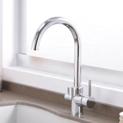 China 3 Way Sense Faucets Faucet Drinking Water Faucet RO Faucet Water Filter Brass Faucet (Chrome DW05) for sale