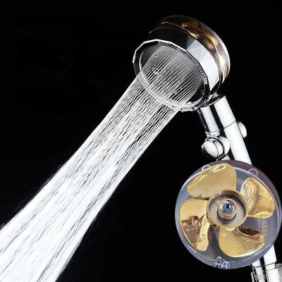 China Modern Pressurized Shower 360 Degree Rotating Shower Head Water Saving ABS High Pressure Rain Spray Nozzle Hot Sale Booster Shower for sale