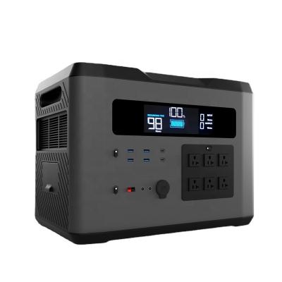 China Type C ADAYO 2500w portable power station for outdoor hiking home backup power / outdoor camping traveling for sale