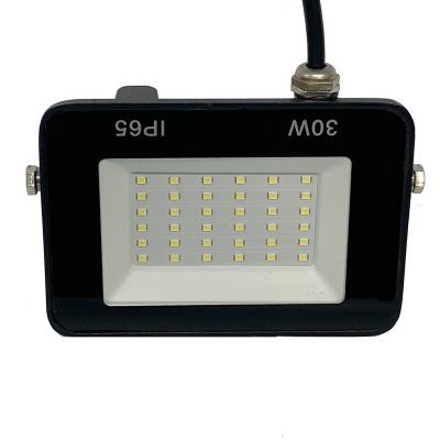 China 110-240V 90%real power DOB LED floodlight 30W factory direct sale PF0.5 outdoor waterproof fixtures IP65 IP66 for sale