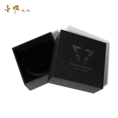 China Recyclable Wholesale Printing Custom Paper Gift Packaging Boxes , New Design Luxury Black Cardboard Gift Packaging Box for sale