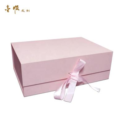 China Recyclable Custom Luxury Cardboard Holographic White Holographic Folding Magnetic Presentation Box Folding Christmas Gift Box Pink Glitter Cardboard for sale