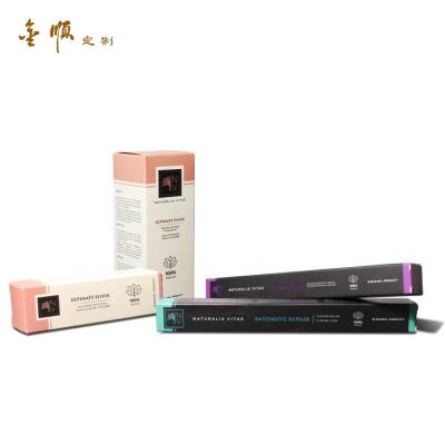 China Recyclable Wholesale Private Label Custom Design CMYK Printing Lipstick Packaging Box for sale