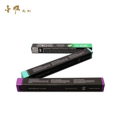 China Recyclable custom lip gloss eyelash with logo printing package box private label cosmetics custom paper box with your own brand for sale