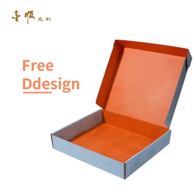 China Recyclable Wholesale Eco Skin Care / Beauty / Tissue Packaging Mailer Corrugated Custom Logo Kraft Paper Box Printed Gift Delivery Mailing for sale