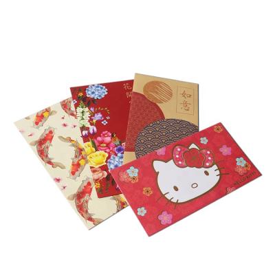 China Chinese Red Pocket Customized Small Envelope Custom Red Paper Gift Envelope Festival Gift Wrapping New Year Envelope for sale