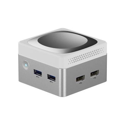 China Intel N100 Mini Cube Computer LPDDR5 Dual Gigabit Ethernet RJ45 Mini PC For Home for sale