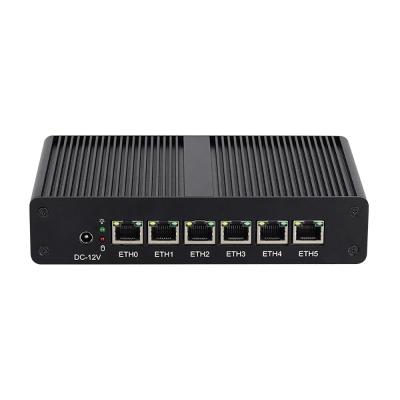 China Intel Pentium 4405U 6 Gigabit Network Software Router Mini PC Firewall PFsense for sale