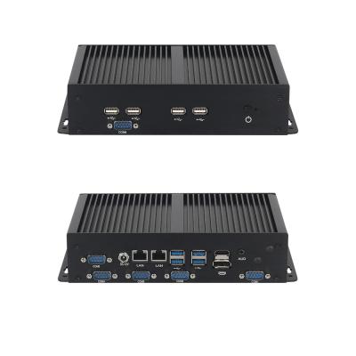 China DDR4 Fanless Industrial Mini PC Dual LAN 6COM Intel Core Celeron Series for sale