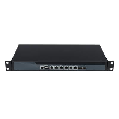 China 3865U 1U Server 6 LAN 2 Fiber Optic Linux Firewall Router Server With Fan for sale