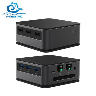 China Intel Alder Lake N95 Intel Mini PC LPDDR5 12GB RAM With Dual LAN And 4K HD For Office for sale