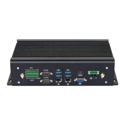 China Intel Core I7 Industrial Fanless PC 1165G7 Mini PC With Dual Ethernet Hexa COM for sale