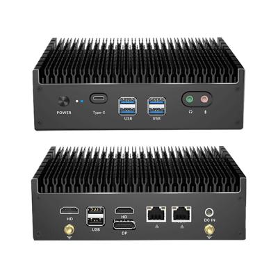 China DDR4 Mini Computer Dual LAN Dual HDMI Intel 12th Generation Core i3 i5 i7 Mini PC for sale