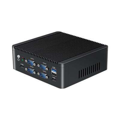 China Intel N5000 J4125 4 Core Mini PC With Dual LAN 6 COM And DDR4 Up To 8G for sale