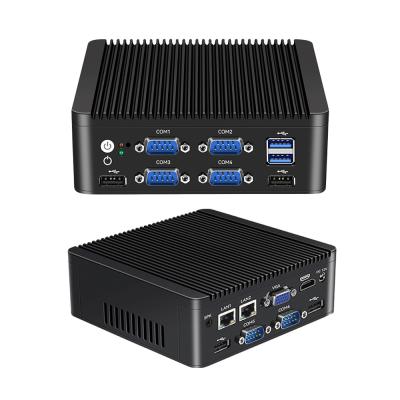 China Intel Celeron J4125 Pentium N5000 Mini PC com DDR4 RAM e MSATA SSD Windows Linux à venda