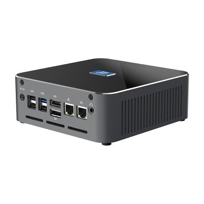 China Intel Core Iris Xe Graphics DDR5 64G Mini PC With Dual LAN And Fan Ubuntu Desktop for sale