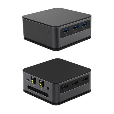 China Intel Alder Lake N95 4 Core 4 Thread Mini PC com LPDDR5 12G 2 Ethernet e WiFi à venda