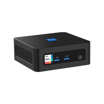 China Intel Core I9 12900HK DDR4 Mini PC With Fan And Two HDMI Support 4K HD Display for sale