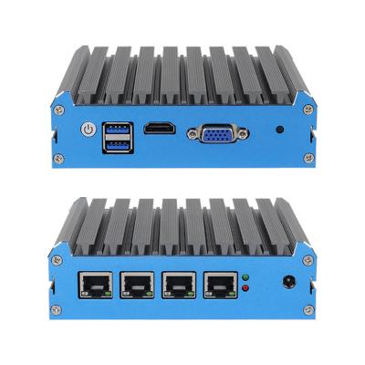 China Intel Celeron Series Firewall Mini PC With Four RJ45 2.5G Ethernet Linux for sale