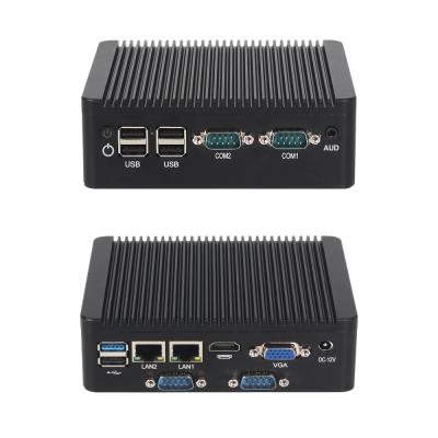 China Dual LAN 4 COM Industrial Mini PC With Intel Celeron N2840 Processor And DDR3L for sale