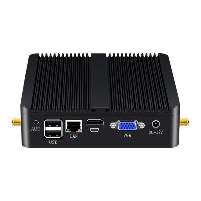 China Intel Celeron N2830 Mini PC sem ventilador com Silgle LAN e 8USB para Home Office à venda