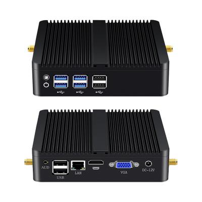 China Intel Core Series Fanless Home Office Mini PC With DDR3L Up To 8G And 8USB Ports for sale