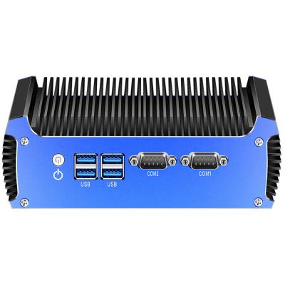 China Dual LAN Dual COM Intel Fanless Mini PC With DDR3 RAM Up To 8GB Linux And mSATA for sale