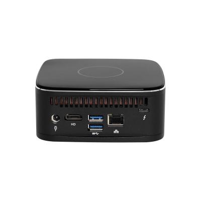 China Single LAN 2.5G Intel Mini PC Dual DDR4 64G Linux Hard Disk WiFi And Cooling Fan for sale