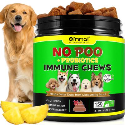 China Digestive no health OIMMAI poo chews probiotic retriever consumption poop pet supplement, prevent dog eating poop pet supplement fungus for sale