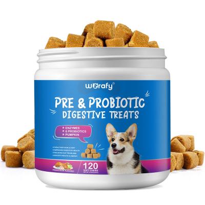 China WORAFY Digestive Health Improve Digestive Health Organic Pet Probiotics Supplement, Digestive Probiotic Soft Chews for Pet Health Care for sale