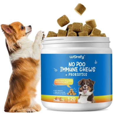 China Digestive No Health WORAFY Poo Chews Retriever Eating Poop Pet Supplements OEM, Prevent Dog Eating Poop Pet Chews Probiotics Supplement For Pets for sale