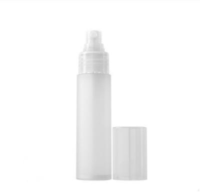 China 50ml Cosmetic Supplier Professional Airless Cosmetic Bottle Packaging White Airless Plastic Bottle PP Cosmetics With Pump Lotion Cap for sale