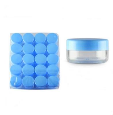 China Custom Empty Cosmetic Container PP 3g 5g Small Plastic Cream Jars With Screw Lid For Body Cream Cosmetic Jar for sale