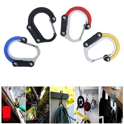 China Outdoor Travel Luggage Aluminum Alloy Carabiner Mountaineering Buckle Buckle Mountaineering D-shaped Aid for sale