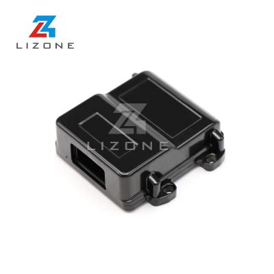 China LIZONE Automotive 24 Pin Automotive Connector Black ECU Housing Wire In Auto Aluminum ECU Enclosure Box PCB Board Aluminum Box for sale