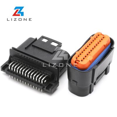 China LIZONE MX23A26NF1 26 Way Automotive ECU Connector Sealed Wire Male Connector For Automotive ECU Pin Header JAE Right Angle MX23A26NF1 for sale