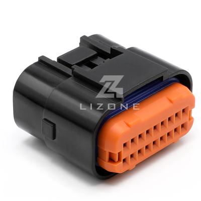 China Automotive MX23A18SF1 With Terminal 18 Way ECU Connector Sealed Wire Connector For Automotive ECU Pin Header JAE Right Angle MX23A18SF1 for sale