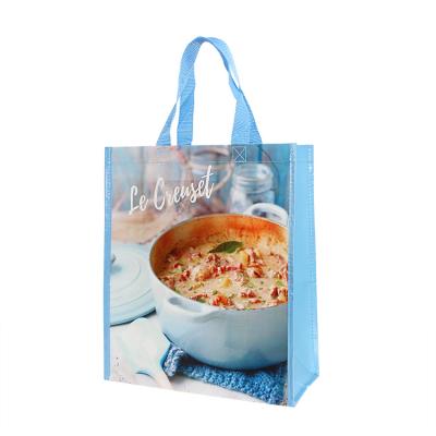 China Recyclabe Recyclabe Cutomized Iridescent Non Woven PP Shopping Lamintaed Bag With Valve for sale