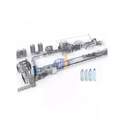 China Fully Automatic Beverage Complete Beverages Mineral /Drinking Pure Water Bottled Filling Bottling Production Line For Bottle Factory for sale