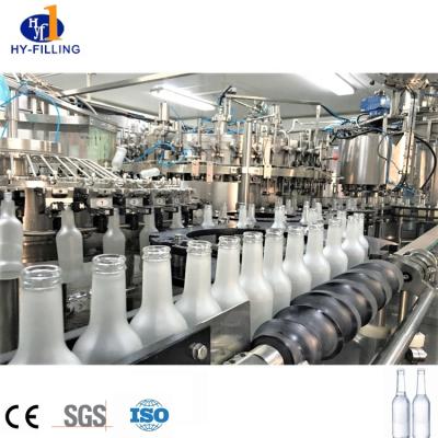 China Glass Beverage Bottle Carbonated Filling Machine / Gas Drinking Soft Drink Filling Line for sale