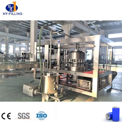 China Good Beverage Price Auto Can Energy Drink Manufacturing Equipment Coffee Canning Machine Juice Filling for sale