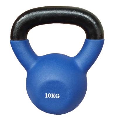 China Melting ; Coated non-slip handle; Outdoor Immersion Fitness Body Workout 2-20kg Coated Melt Smooth / Frosted Kettlebell Weight for sale