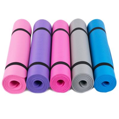 China Widening and thickening competitive price wholesale customized nbr yoga mat 10/15mm for sale